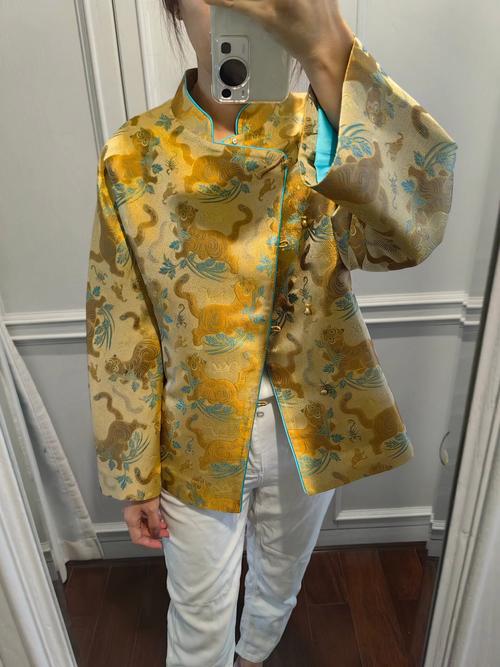 虎镇五毒 新中式 宋锦外套
